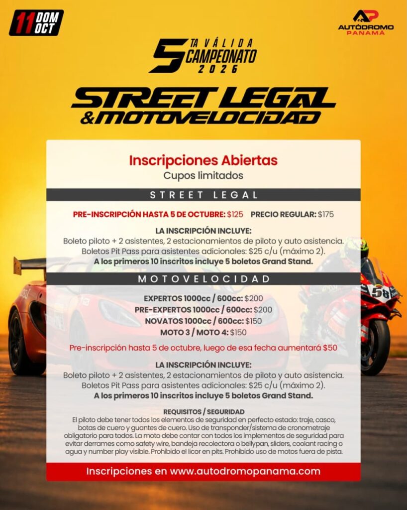 Street Legal & Motovelocidad - Final de Campeonato