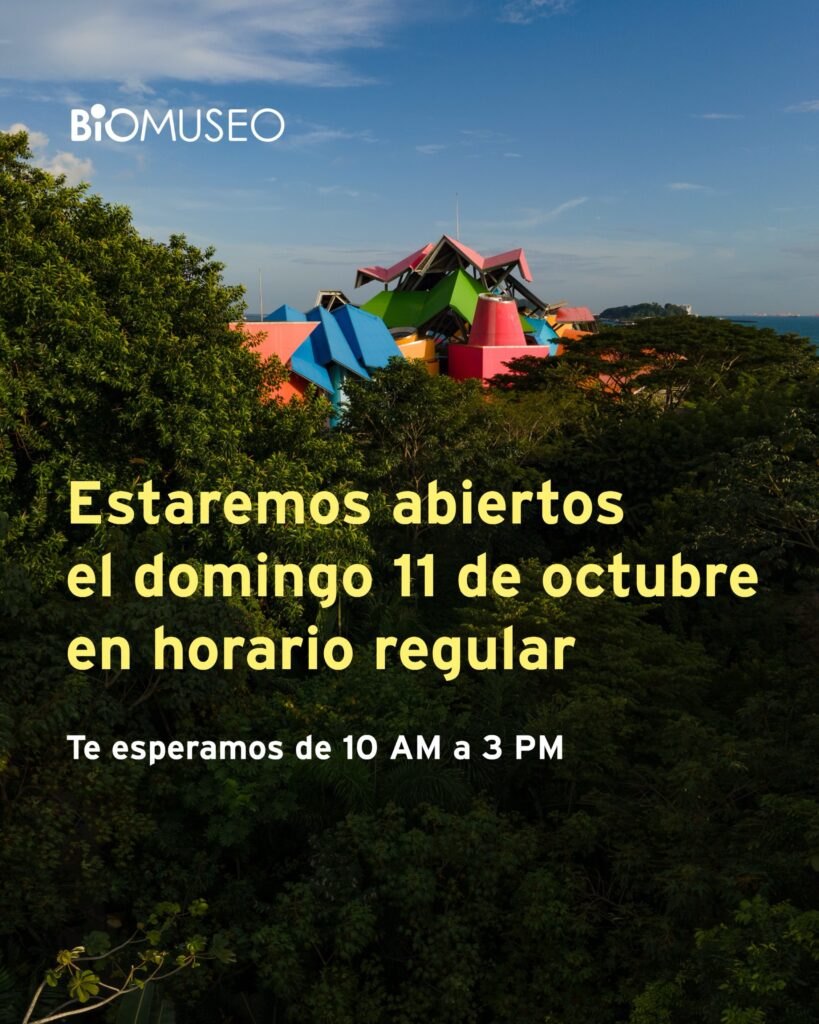 Horario regular del Biomuseo