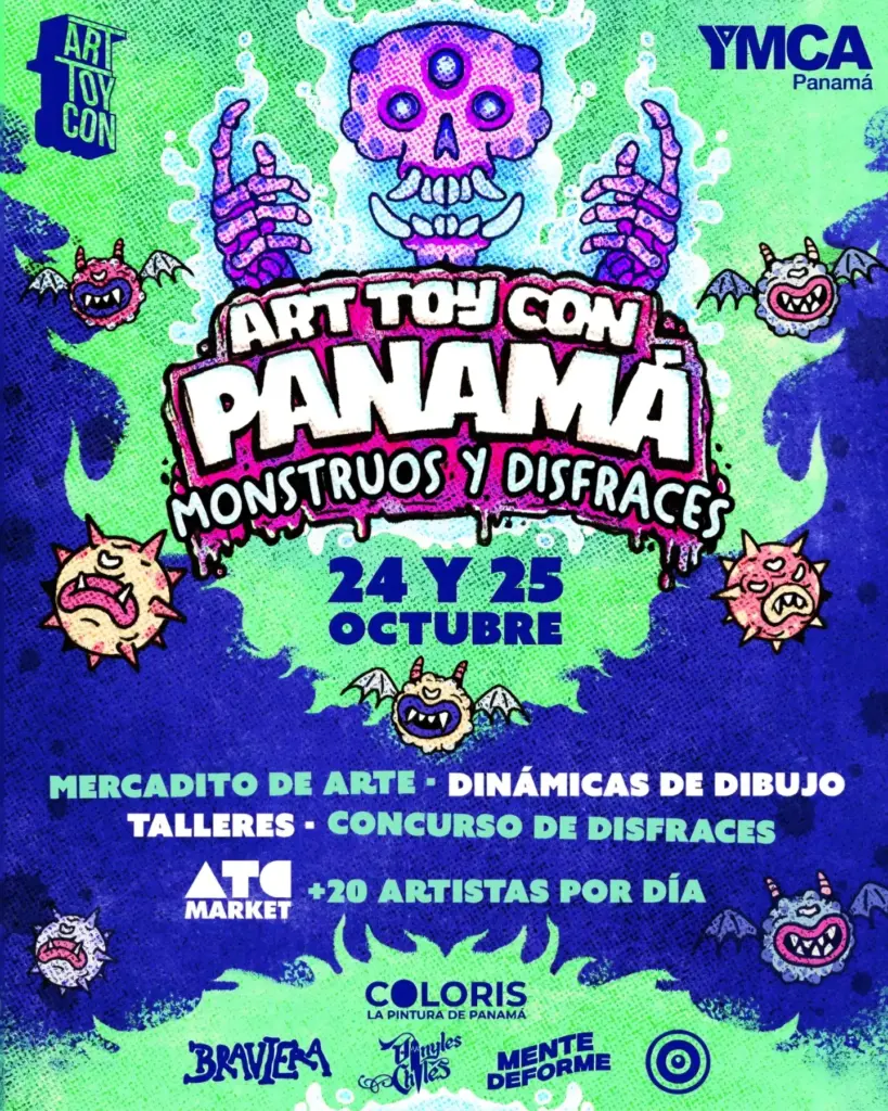 ART TOY CON PANAMÁ MONSTRUOS Y DISFRACES