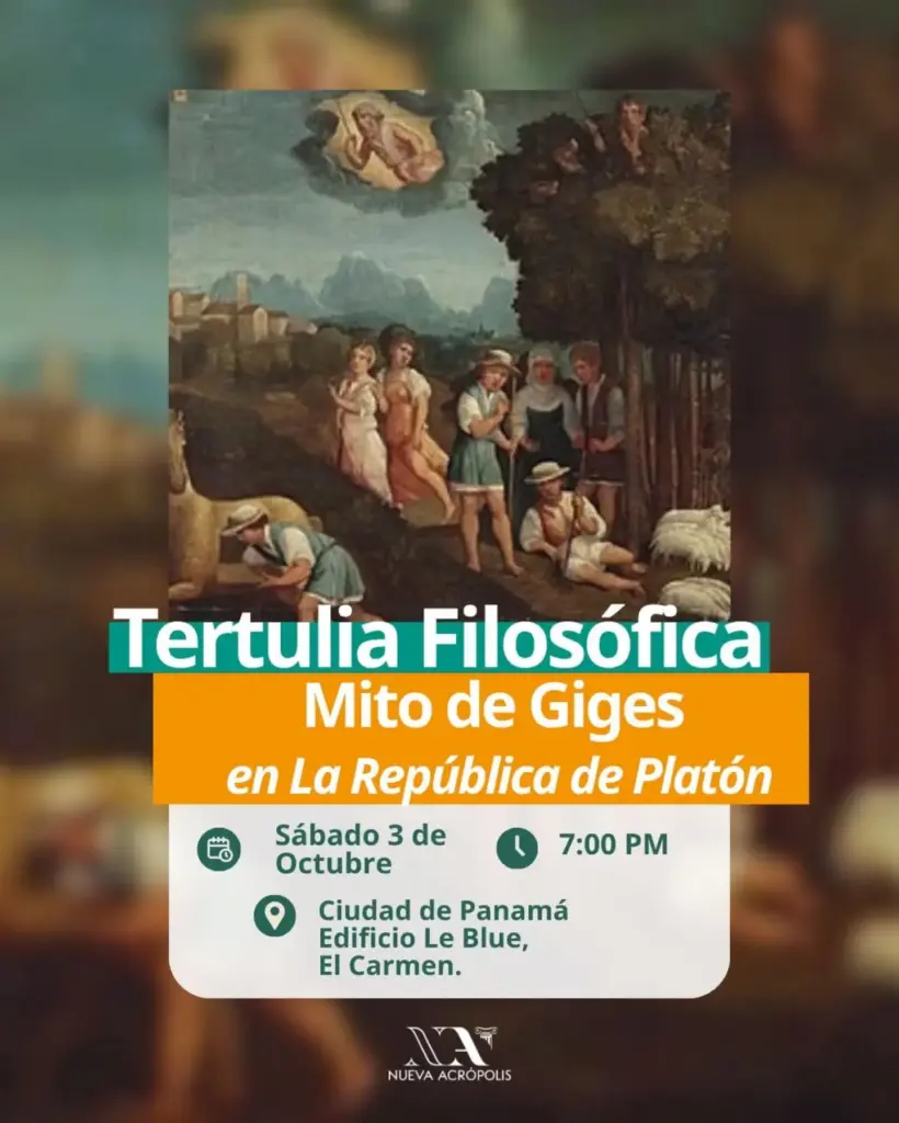 Tertulia Filosófica Mito de Giges en La República de Platón
