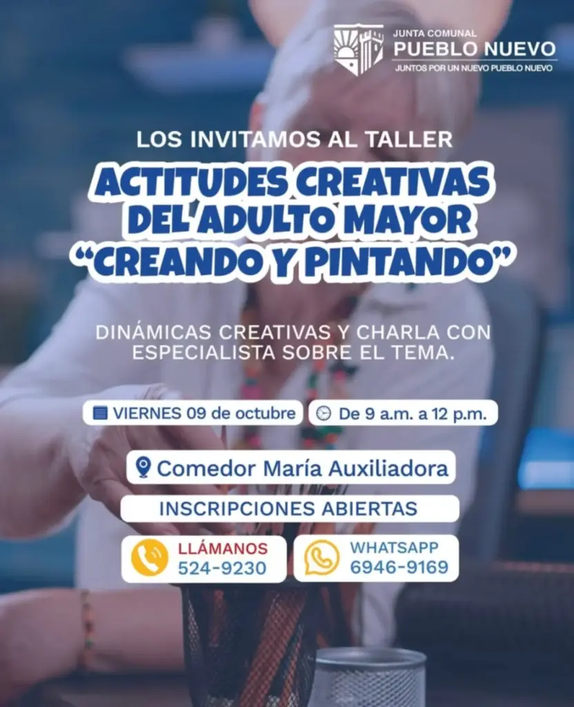 ACTITUDES CREATIVAS DEL ADULTO MAYOR "CREANDO Y PINTANDO"