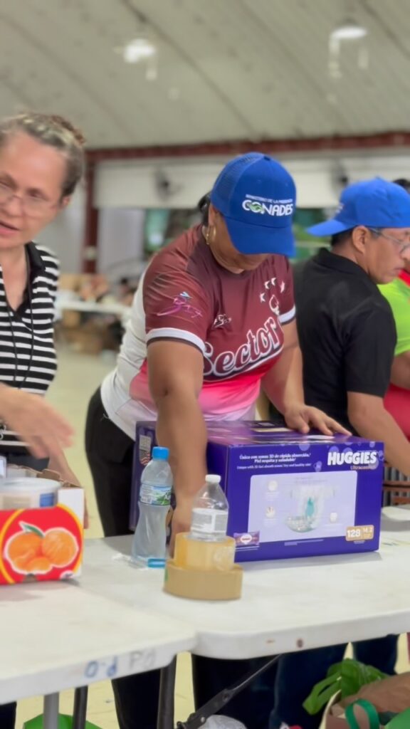 Recogida de donaciones y voluntarios